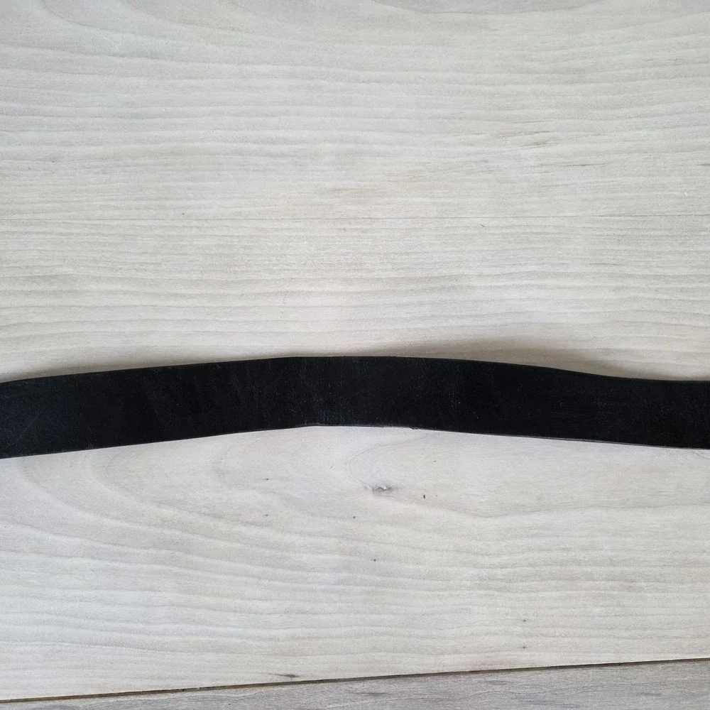 Carhartt Men's Anvil Belt Black Full Grain Bridle Leather Sz 40 Heavy Duty Work
